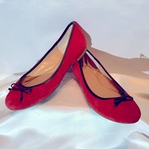 Beautiful Banana Republic red Ballerina Flat 8 1/2M